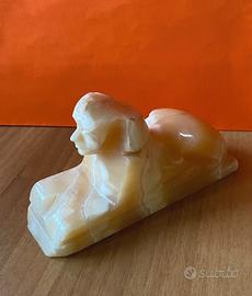 Scultura Sfinge in onice da esposizione