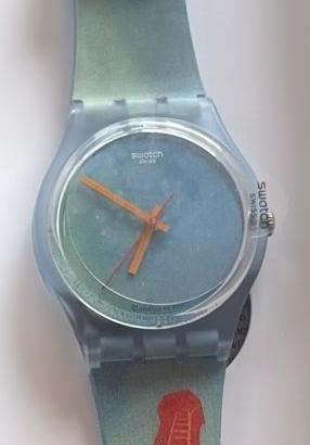 Swatch GZ357 Eiffel tower by Robert Delaunay