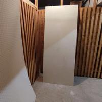 Pannello preforato laccato bianco