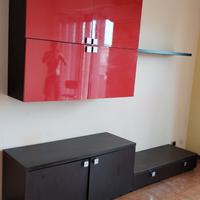 Mobile Sala Soggiorno Porta TV COMPLETO COMPATTO