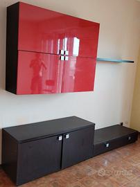 Mobile Sala Soggiorno Porta TV COMPLETO COMPATTO