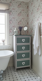 🌿 Graziosa cassettiera in Legno Verde Urban