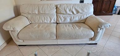 Divano in pelle 3 posti