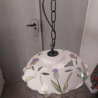 lampadario a sospensione in ceramica