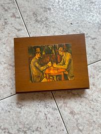 Carte da gioco con quadro di cezanne