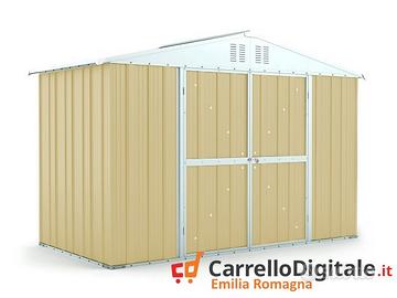 Box giardino lamiera zincata 327x155 beige