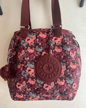 borsa kipling fantasia fiori