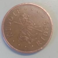 gettone giostre in bronzo anni 70 rarissimo 