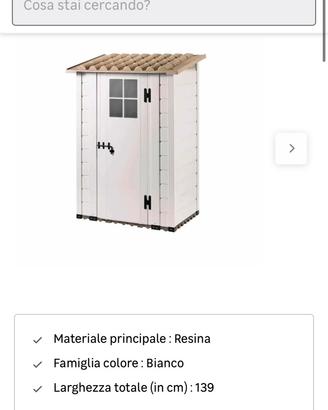 Casetta giardino nuova