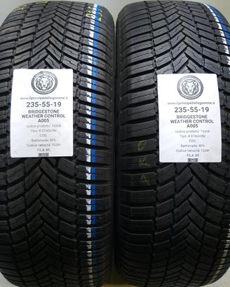 2 GOMME 235 55 19 BRIDGESTONE A74308