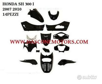 Kit carene sh 300 i 2007 2011 nero lucido