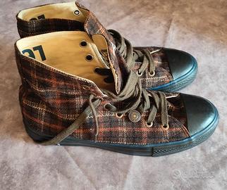 Scarpe Sneakers Alte Levi's Original Vintage Uomo