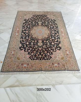 Tappeto Orientale di Lusso Tabriz misto seta