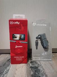 Supporto smartphone e caricatore NUOVI