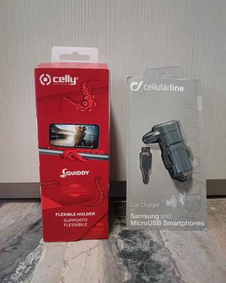 Supporto smartphone e caricatore NUOVI