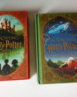 Harry Potter 1 e 2 inglese edizione Mina Lima