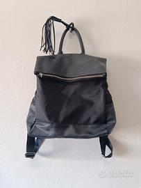 Pelle Zaino nero da donna