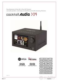 MANUALE ITALIANO istruzioni Cocktail Audio X14