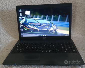 NOTEBOOK ACER DA 15.6 POLLICI CON BATTERIA NUOVA.