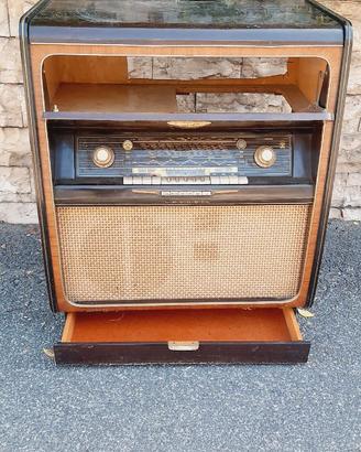 Radionografo Grunding d epoca con mobile