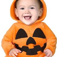 Costume Zucca di Halloween per bambini 12-18 mesi