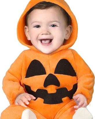 Costume Zucca di Halloween per bambini 12-18 mesi