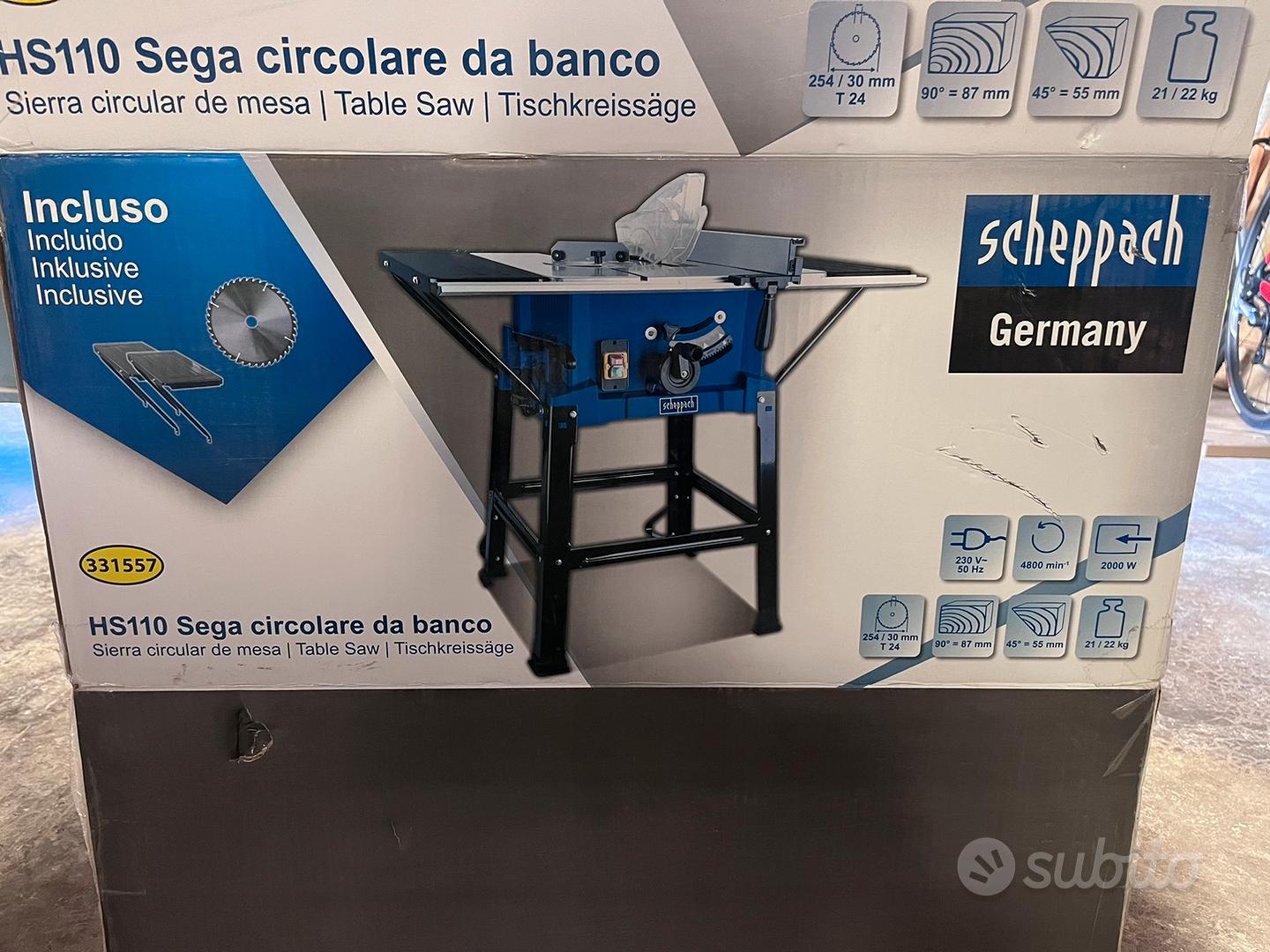 Sega circolare da banco scheppach - Giardino e Fai da te In vendita a Teramo