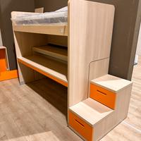 Letto a soppalco salva spazio