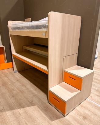 Letto a soppalco salva spazio