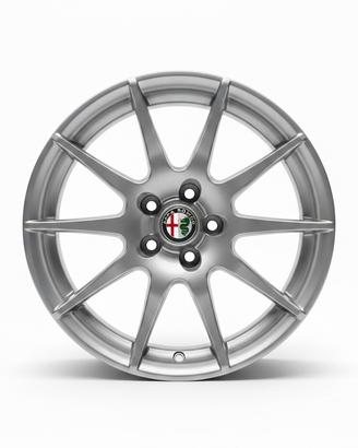 4 cerchi lega alfa romeo giulietta r17 lt6238