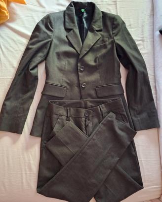 Tailleur donna grigio da ufficio