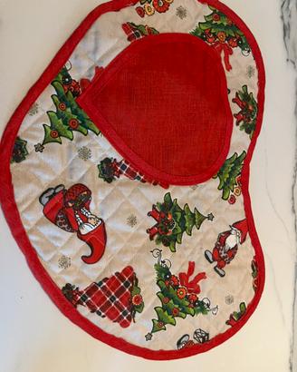 Decorazione tessile festiva a forma di cuore