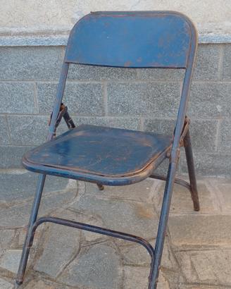 Sedia industriale ex officina tessile 