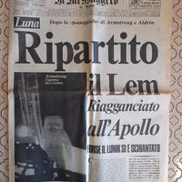 Quotidiano Il Messaggero d'epoca 1969 - IL LEM