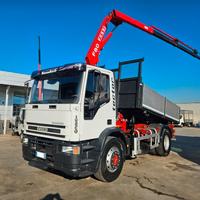 IVECO EUROCARGO 180E28 GRU E RIBALTABILE-2002