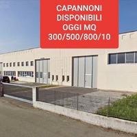 Capannoni disponibili oggi mq 300/500/800/1000/150