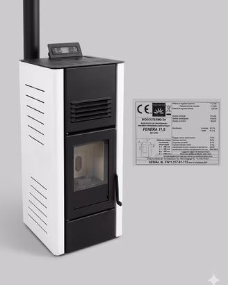 Stufa a pellet 11,5 kw