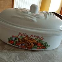 Pirofila con coperchio 