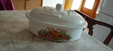 Pirofila con coperchio 