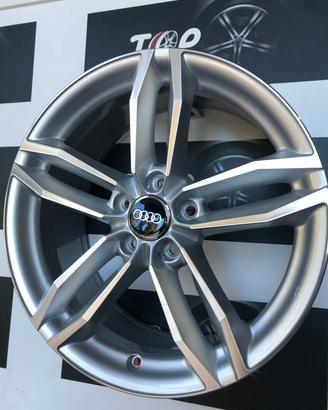 4 CERCHI LEGA DA 8X18 ET35 5X112 CON 235/50R18 TRA