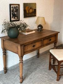 Tavolo scrittoio antico  in legno
