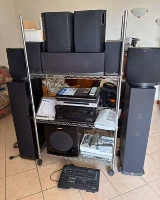 Home theater klipsch + onkyo TX ST607 + altro su f