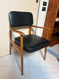 Poltroncina vintage Anonima Castelli in legno