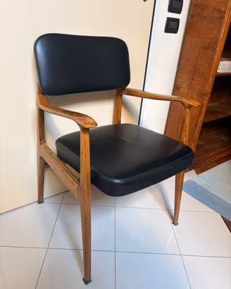 Poltroncina vintage Anonima Castelli in legno