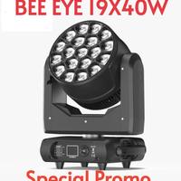 Testa Mobile Led BEE EYE 19X40W RGBW DMX Powercon