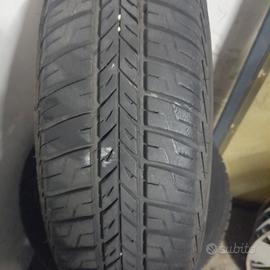 4 gomme con cerchi in ferro x fiat panda