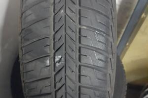 4 gomme con cerchi in ferro x fiat panda