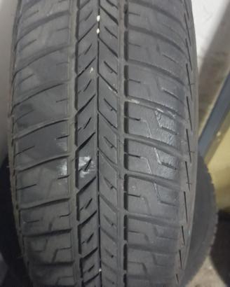 4 gomme con cerchi in ferro x fiat panda