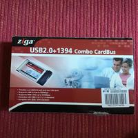 Scheda Notebook usb 2.0 + FireWire