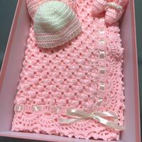 completo bimba - copertina, cappellini, scarpine